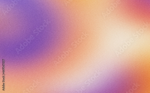 purple orange white , template empty space color gradient rough abstract background shine bright light and glow , grainy noise grungy texture