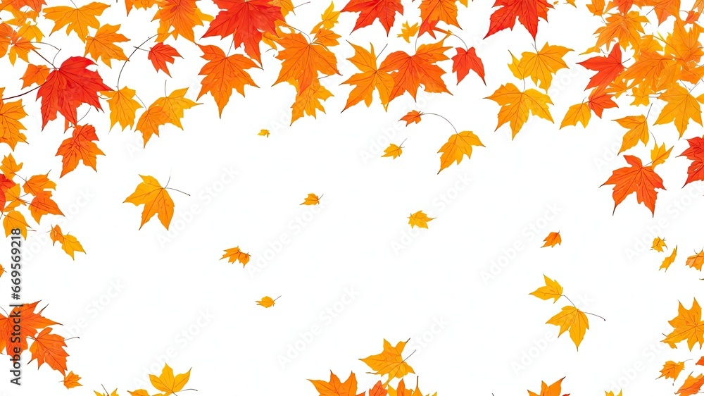 Graceful Descent of Vibrant Orange Leaves, Capturing the Dynamic Beauty and Spirit of the Fall Season. Graceful Descent of Vibrant Orange Leaves, Capturing the Dynamic Beauty and Spirit of the Fall Season.