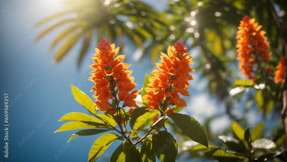 Tropical Allure: South Indian Native Ginger Flowers Tropical Allure: South Indian Native Ginger Flowers