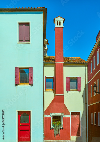 Caorle amd the typical colorful architectures