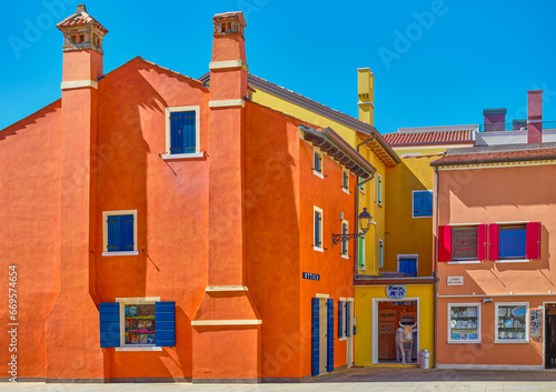Caorle amd the typical colorful architectures