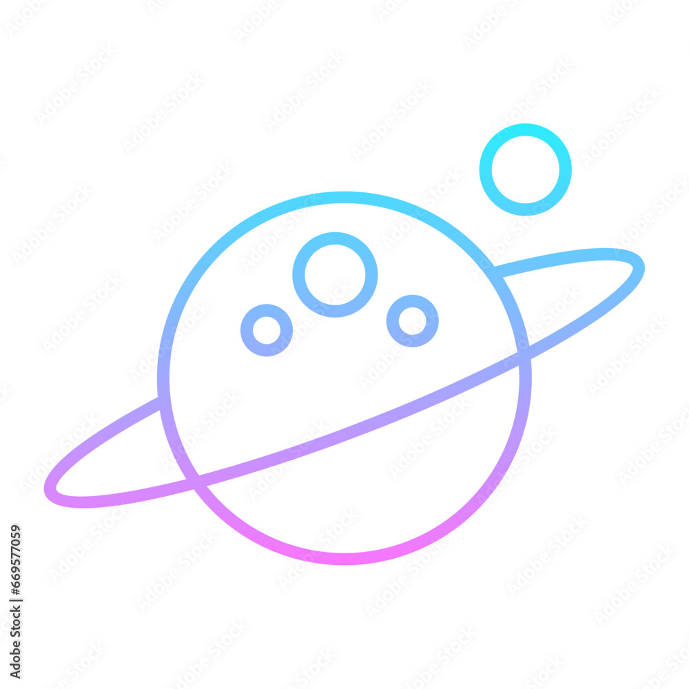 Space Gradient Icon Space Gradient Icon