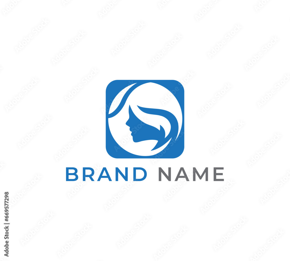 Face llogo design vector Face llogo design vector