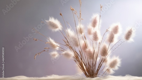 A bunch of white flowers sitting in a vase