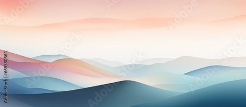 Abstract art with a landscape background