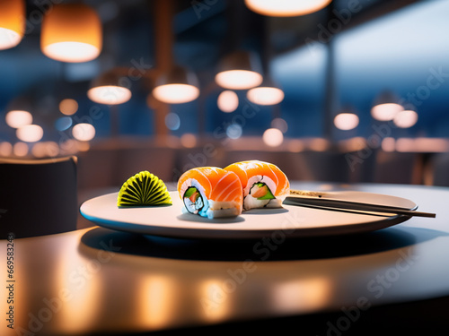 piatto sushi photo