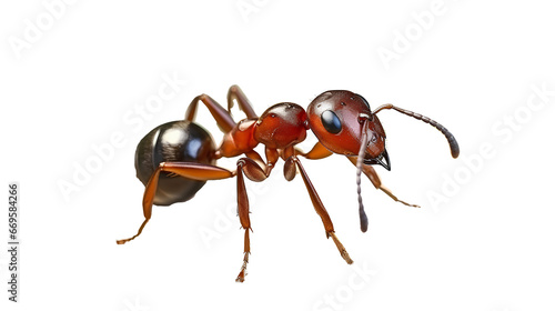 ant isolated on white background