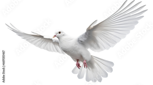 white dove isolated on white © Stock Photo For You