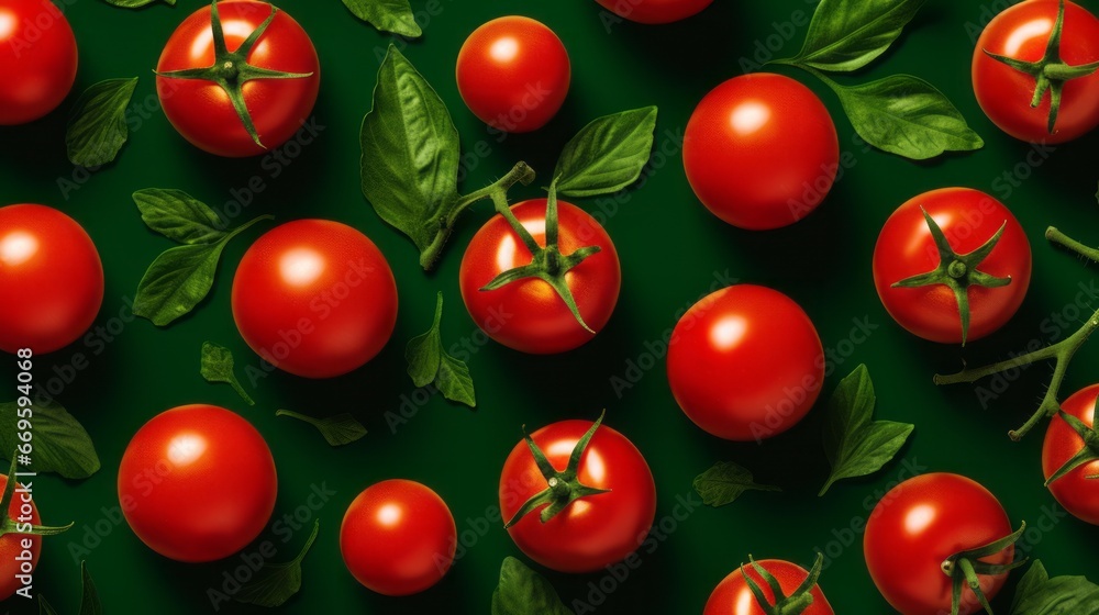 Tomato pattern. Red tomato art Tomato pattern. Red tomato art