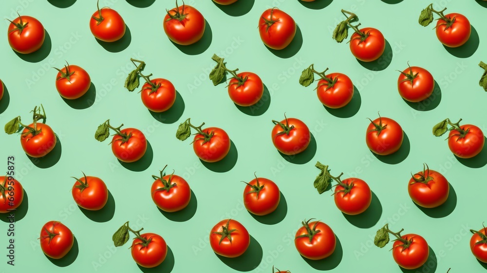 Tomato pattern. Red tomato art Tomato pattern. Red tomato art
