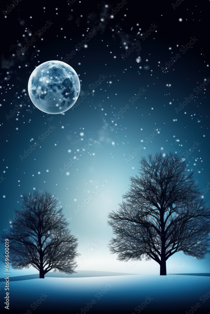 Fototapeta premium Greeting card for the Christmas and New Year holidays. Generative AI.