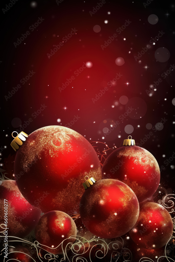 Greeting card for the Christmas and New Year holidays. Generative AI. Greeting card for the Christmas and New Year holidays. Generative AI.