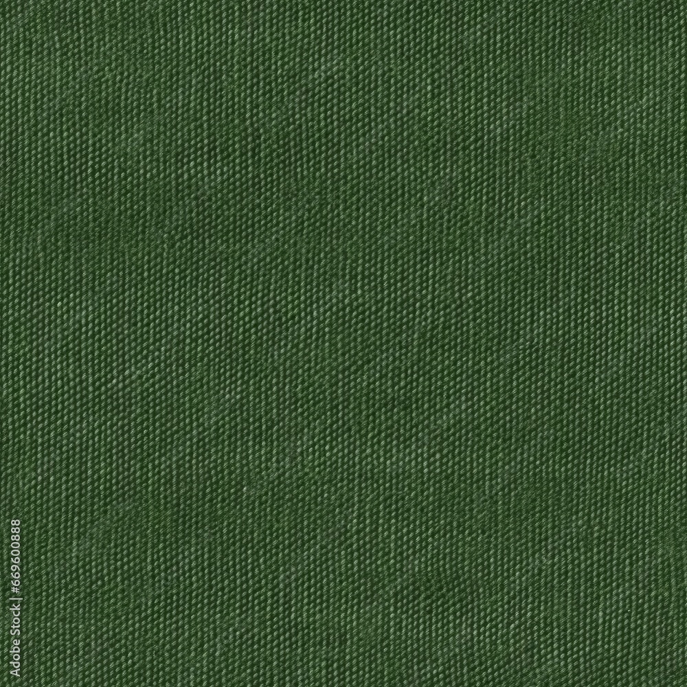 Fototapeta premium Green Denim Material Texture