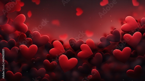 Valentines day background with love sign. 2024 valentines day background. Generative Ai.
