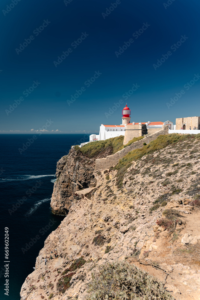 Sagres - Portugal - lighthouse on the cliff