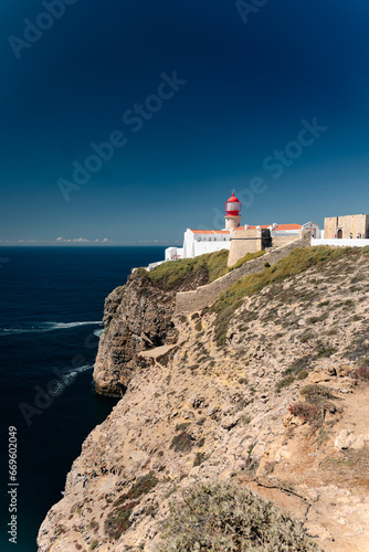 Sagres - Portugal - lighthouse on the cliff