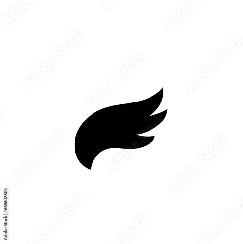 Angel Wings Bird Fly Symbol Logo Icon Abstract Sign