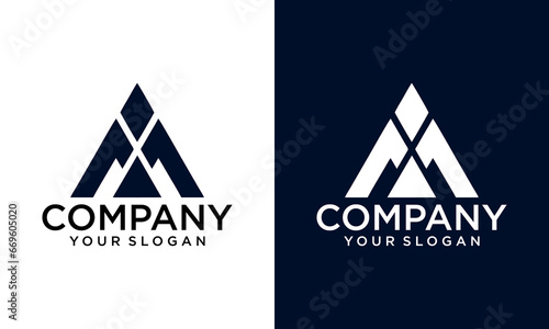 mountain vector logo template travel and adventure business