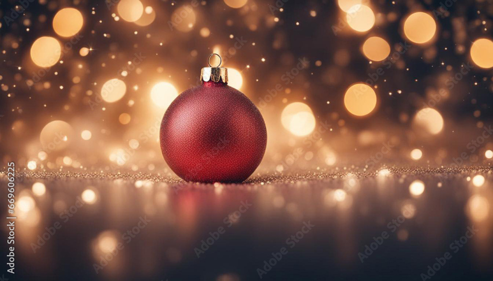 Golden and blue balls with bokeh lights on a green Christmas tree with cones, winter background for greeting card, atmosphere of cosiness and celebration Golden and blue balls with bokeh lights on a green Christmas tree with cones, winter background for greeting card, atmosphere of cosiness and celebration