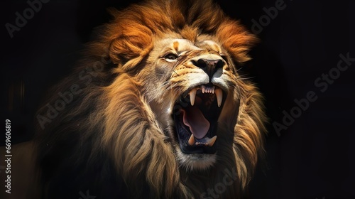 portrait of a lion © Jodie
