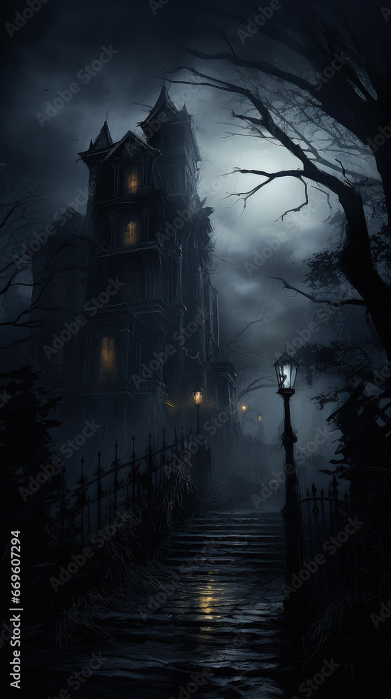 Obraz premium Halloween scene