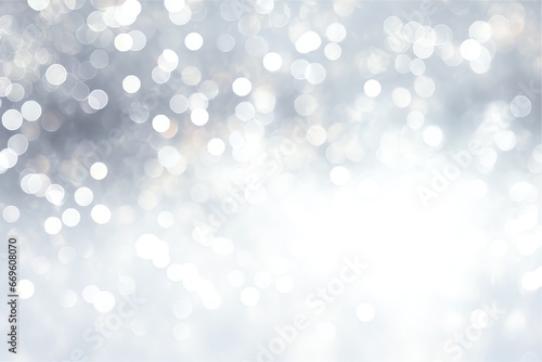 abstract bokeh background light grey and glitter