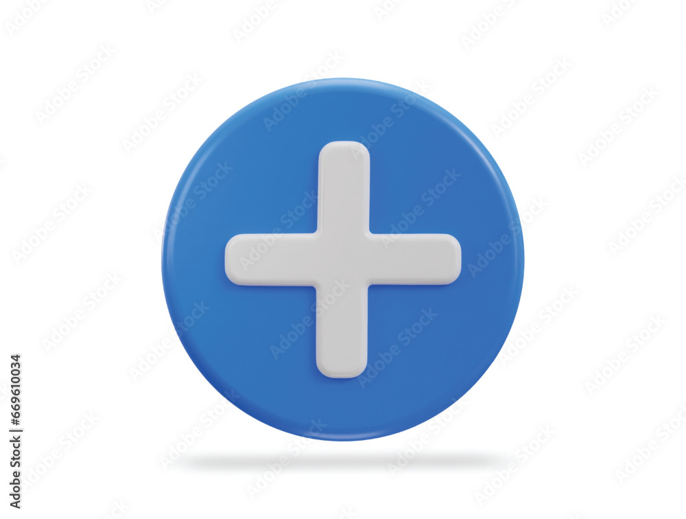 3d plus icon vector illustration 3d plus icon vector illustration