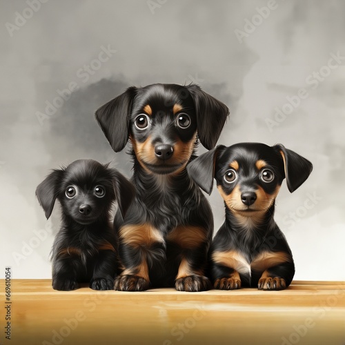dachshund puppys © davello
