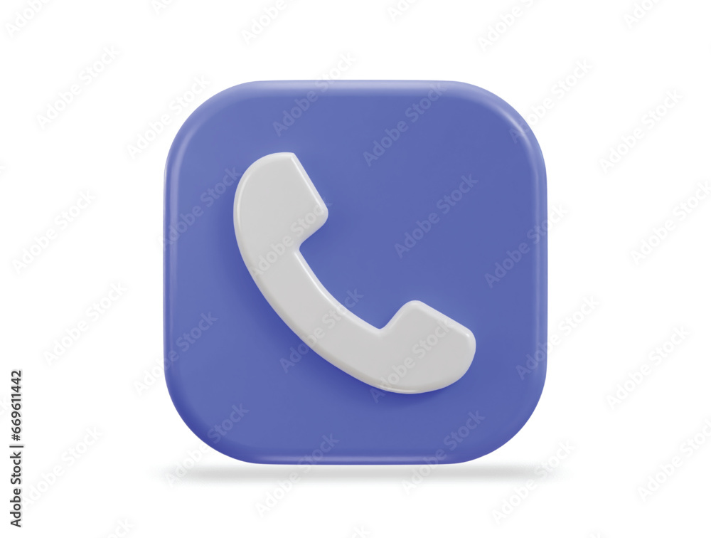 3d telephone icon vector illustration 3d telephone icon vector illustration