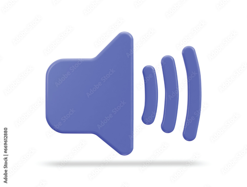 3d volume icon 3d volume icon