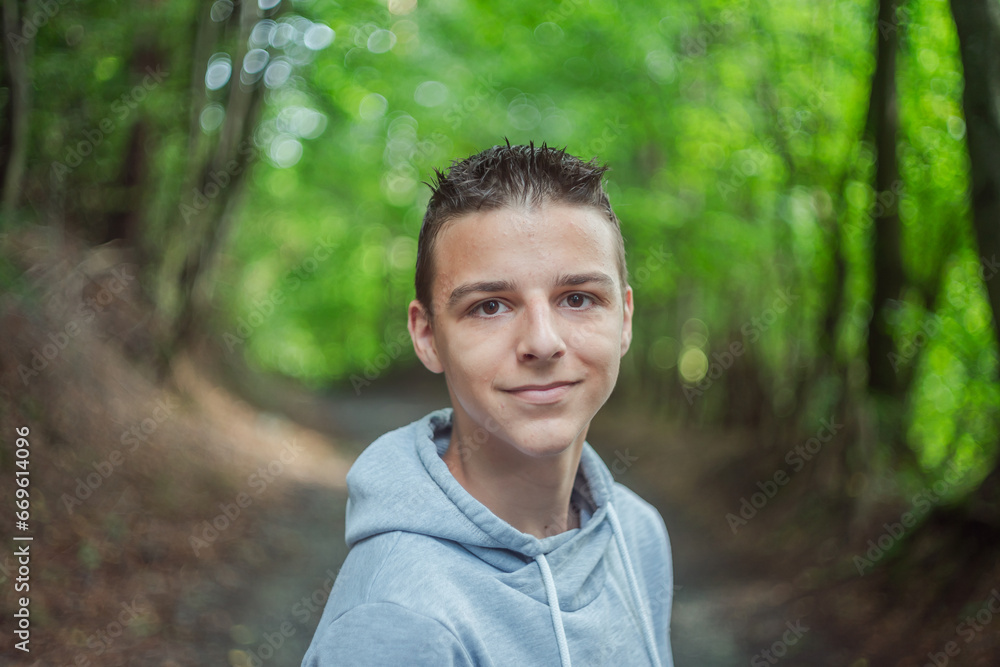 Cute little curious boy in green nature waiting for magic. Inquisitive childhood. Cute little curious boy in green nature waiting for magic. Inquisitive childhood.