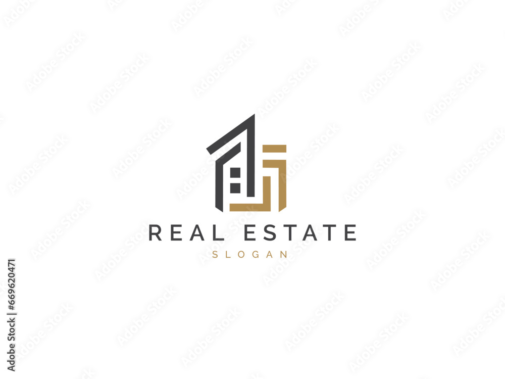 Real estate logo icon modern simple vector symbol home. Building construction, property or business concept for company. Creative design element. Real estate logo icon modern simple vector symbol home. Building construction, property or business concept for company. Creative design element.