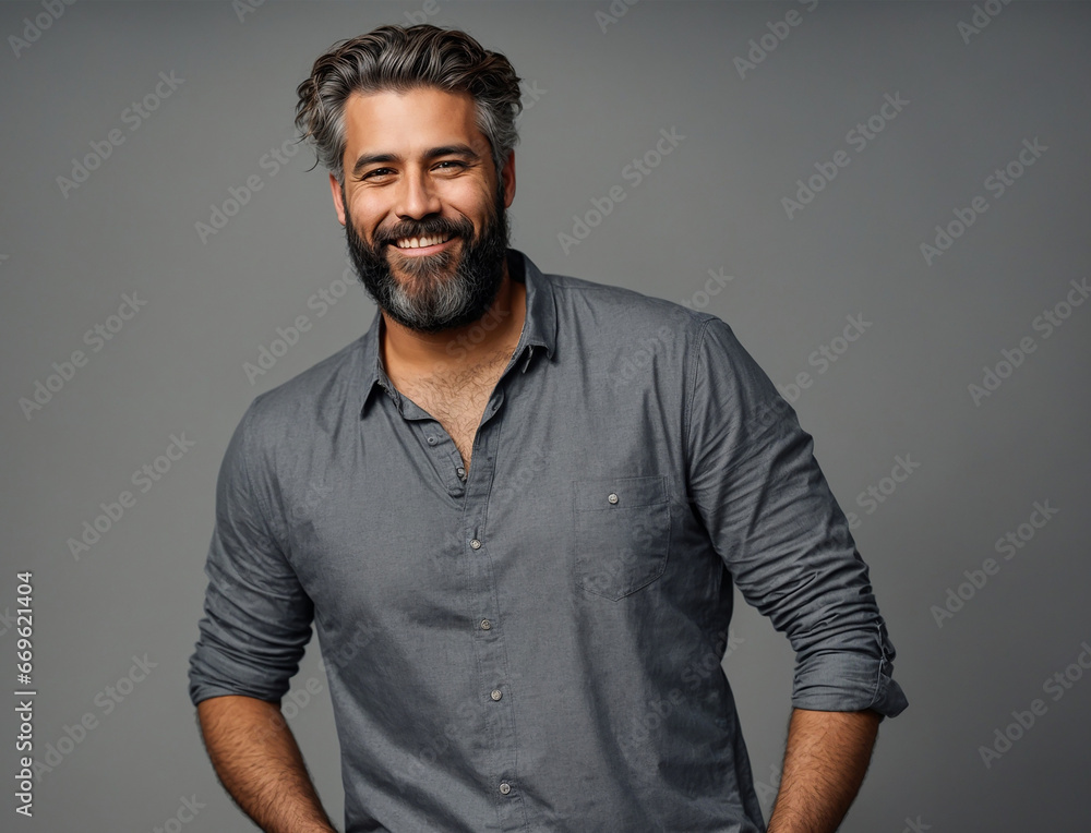 Naklejka premium portrait of a man with beard