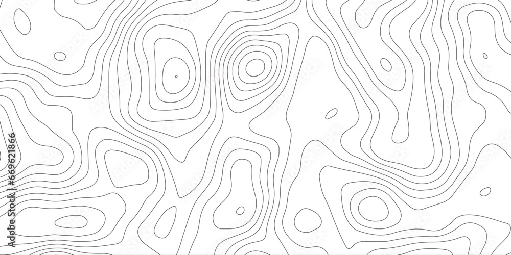 Abstract pattern with black lines Topographic map .  Contour maps. Modern design with white background wavy pattern design. Background for desktop, topology, digital art .
