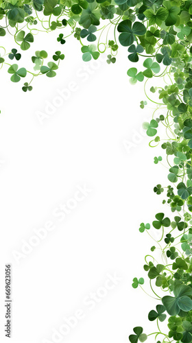 St Patricks Day graphics with copy space