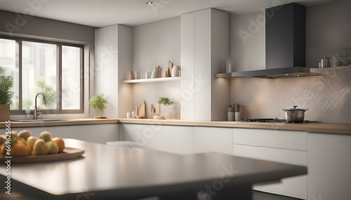 modern kitchen interior