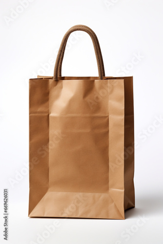 Paper bag for shopping Mockup