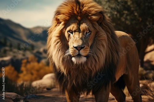 A Lion animal © Mahenz
