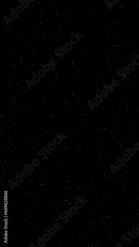 Generated vertical night sky animation with stars flickering slowly