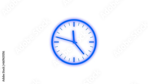 abstract new fast analog clock icon illustration 4k 