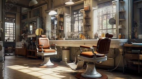 Hair Washing Room At Barbershop © rao zabi