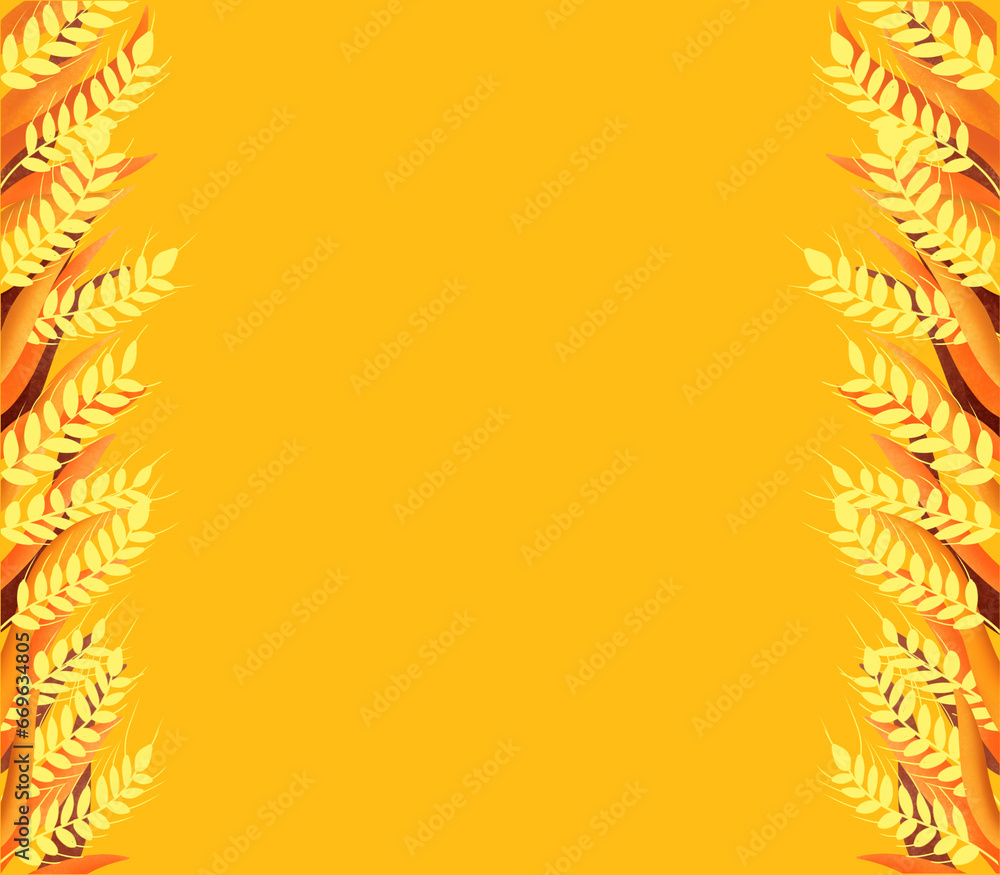Barley fields background Barley fields background