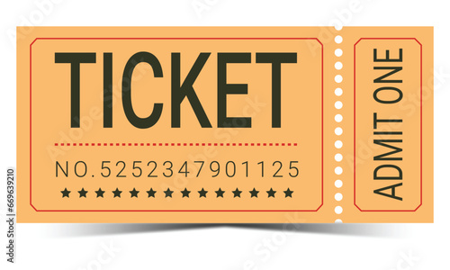 Ticket, Retro ticket, cinema, theatre, circus and other events, free drink Ticket.