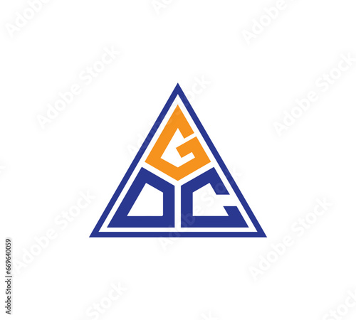 GDC logo design vector photo