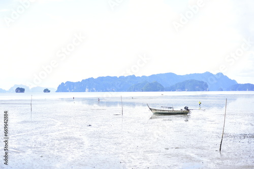  ocean and clound on the beach photo