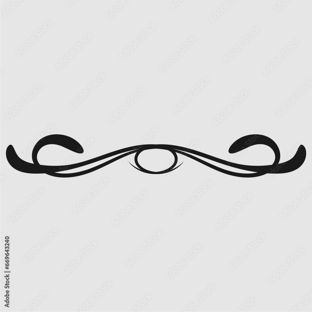 Collection of calligraphy design elements and page decoration. Vector Collection of calligraphy design elements and page decoration. Vector