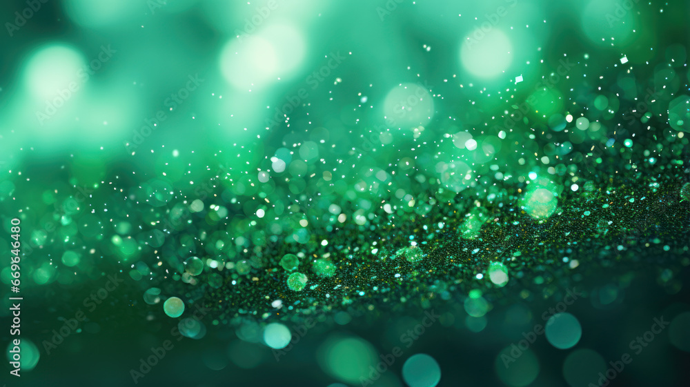 Green Sparkles Abstract Background Green Sparkles Abstract Background