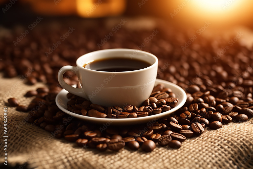 Fototapeta premium cup of coffee