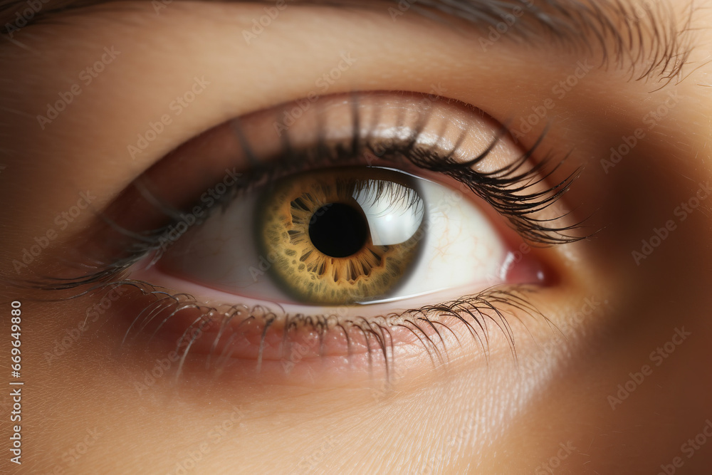 Fototapeta premium close up of female eye