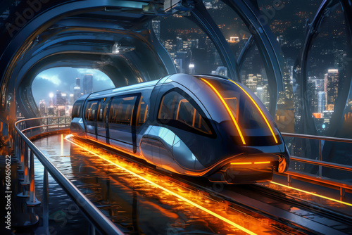 advanced underground transportation network.